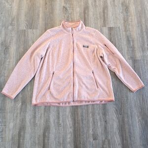 LL. Bean Women's Regular Pink Full-Zip Jacket Size 3X